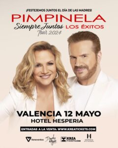 Pimpinela celebrará el Día de las Madres con un concierto en Valencia