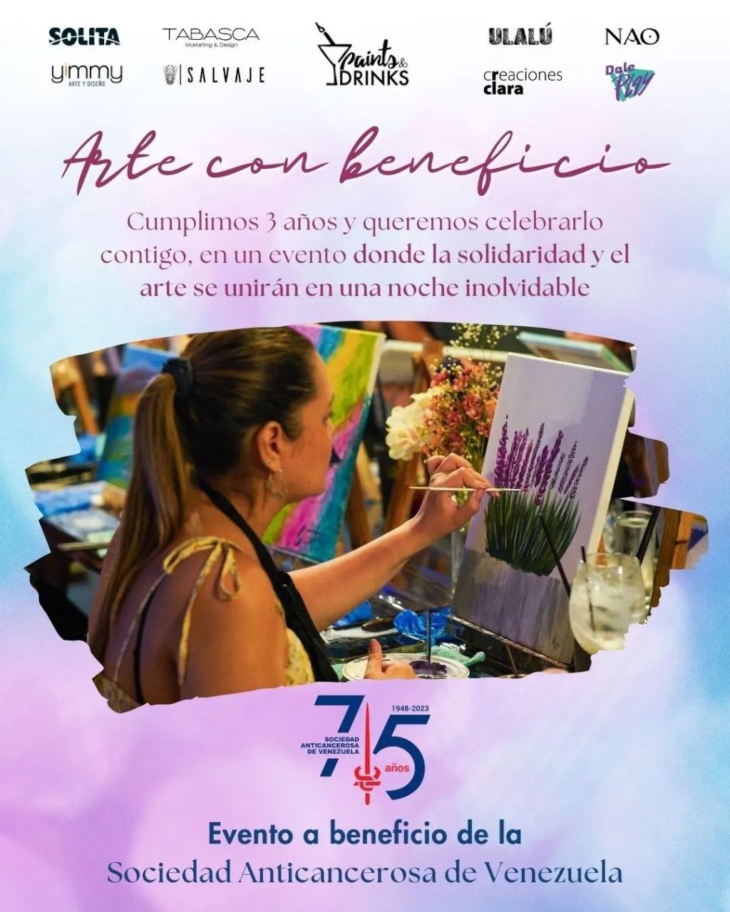 SAV invita a expresar la creatividad en actividad benéfica de pintura abstracta