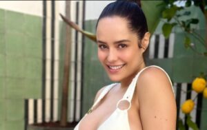 Así luce el embarazo de la actriz Ana Lucía Domínguez a sus 40 años
