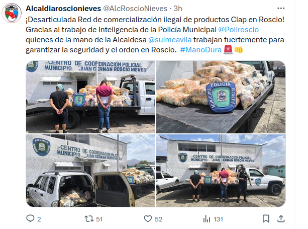 Desarticulada red que comercializaba ilegalmente productos Clap