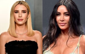 Emma Roberts y Kim Kardashian protagonizan candente beso para la serie "American Horror Story"