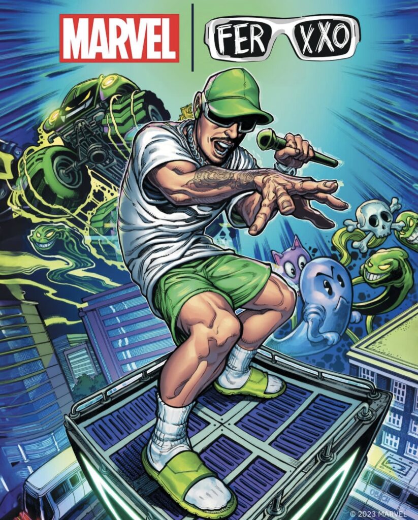 Feid sorprende a sus fanáticos en Japón con el lanzamiento de su nuevo cómic “Ferxxo The Green Man”