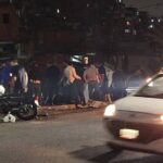 Una unidad de transporte público cayó al vacío en la Carretera vieja Petare-Guarenas