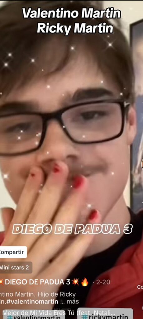 Ricky Martín acusado de mal padre por un TikTok