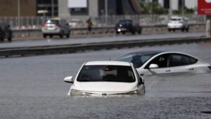 Histórica tormenta que desató el caos en Dubái y generó severas inundaciones en la península arábiga