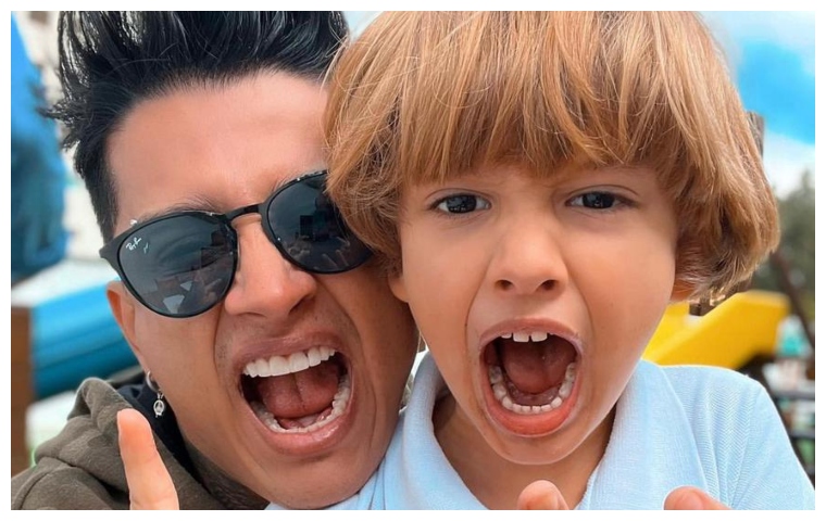 Juan Miguel compartió tarima con su hijo Christian, por primera vez