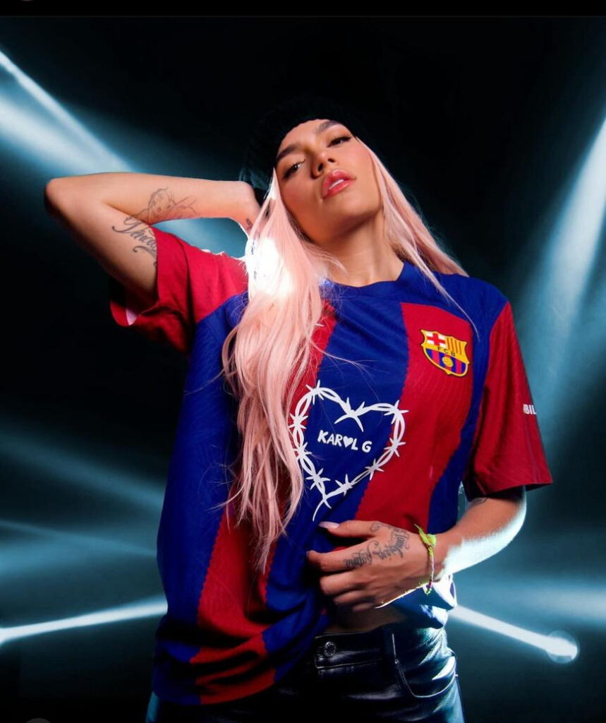 Continúa la temporada "Bichota" con la nueva franela del FC Barcelona