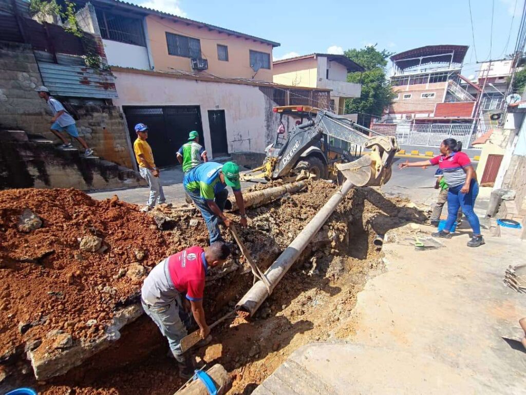 Ejecutan acciones para recobrar servicio hídrico en los Valles del Tuy