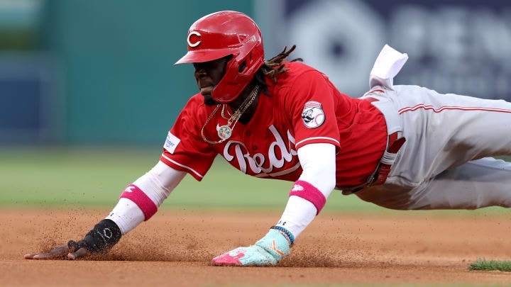 Elly de la Cruz se roba 4 bases y va por un récord