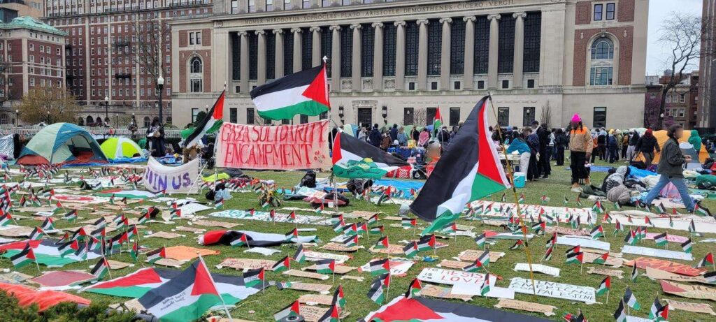 Estudiantes alzan vuelo solidarios con Palestina
