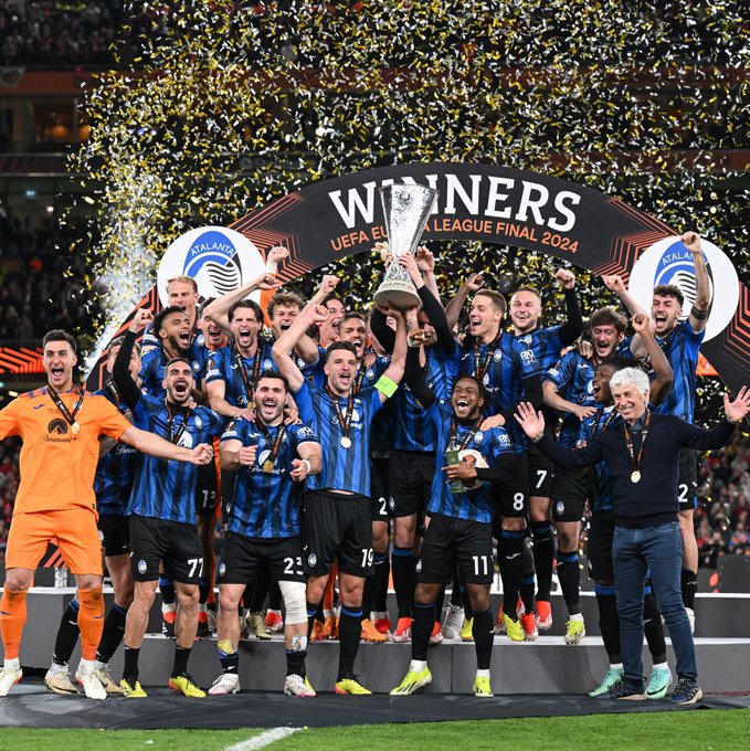 Atalanta alza el trofeo de la Europa League