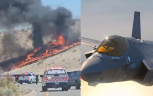 Se estrelló un caza F-35 en Nuevo México