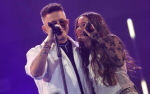 Joaquina vivió un momento inolvidable al compartir tarima con Alejandro Sanz en el estadio Santiago Bernabéu