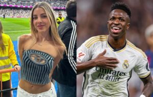 Captan a Corina Smith y Vinicius muy “románticos” durante un concierto