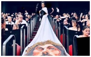 Massiel Taveras creó un escándalo en la alfombra roja de Cannes por su vestido