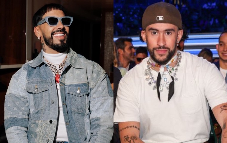 Anuel AA le tira a Bad Bunny en su más reciente tema “Toki”