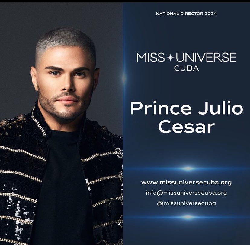 Cuba regresa al certamen del Miss Universo de la mano de Prince Julio César