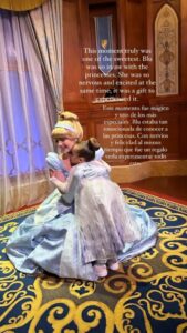 Sharon Fonseca comparte tiernos momentos con su hija en Disney