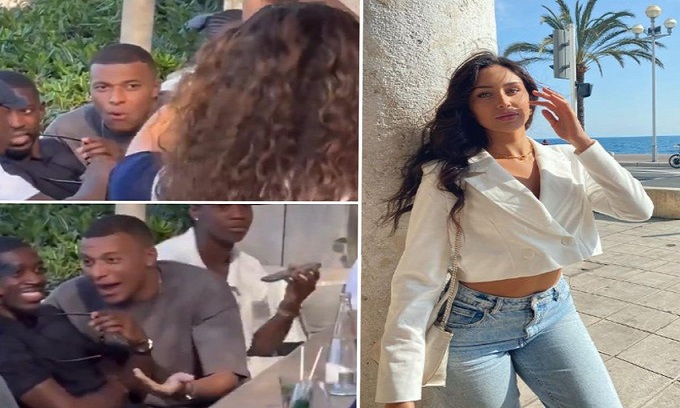 Kylian Mbappé es flechado por Leatsa en Paris