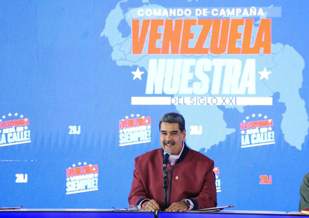 Maduro instala comando de campaña "Venezuela Nuestra"