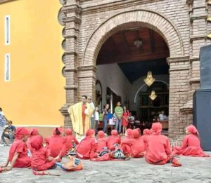 Niños danzaron en primera edición del Corpus Christi estudiantil en Yare