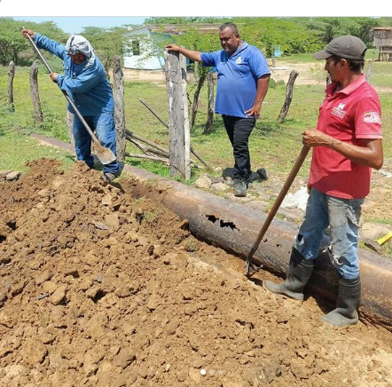 Repararon fugas en acueducto de La Guajira