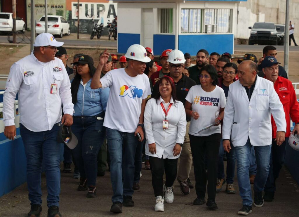 Vicepresidenta inspeccionó avances en el CDI La Unidad de San Félix