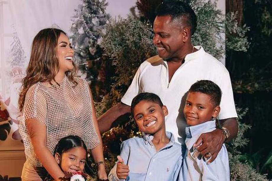Omar Geles con su familia- Foto Cortesía