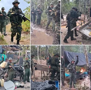 FANB desmanteló otro campamento ilegal de minería en Amazonas