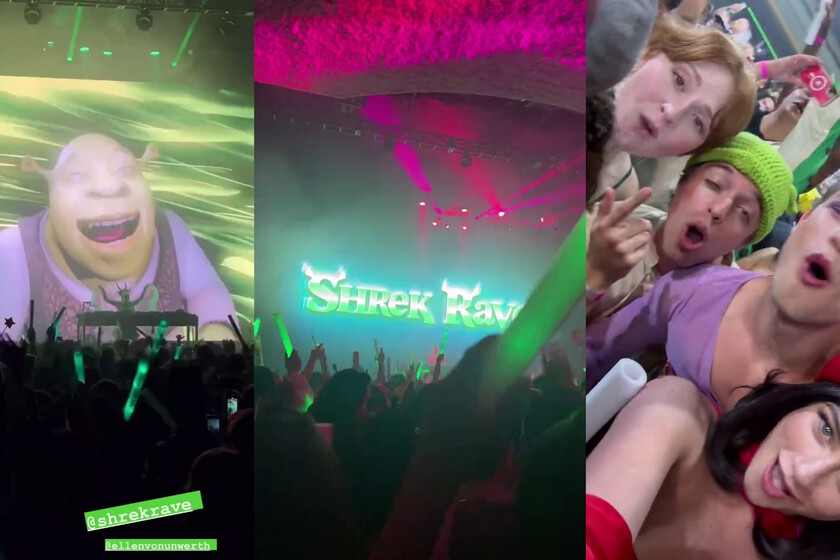 así es la Shrek Rave que ha conquistado a Estados Unidos y a la que las estrellas de Hollywood no se pueden resistir