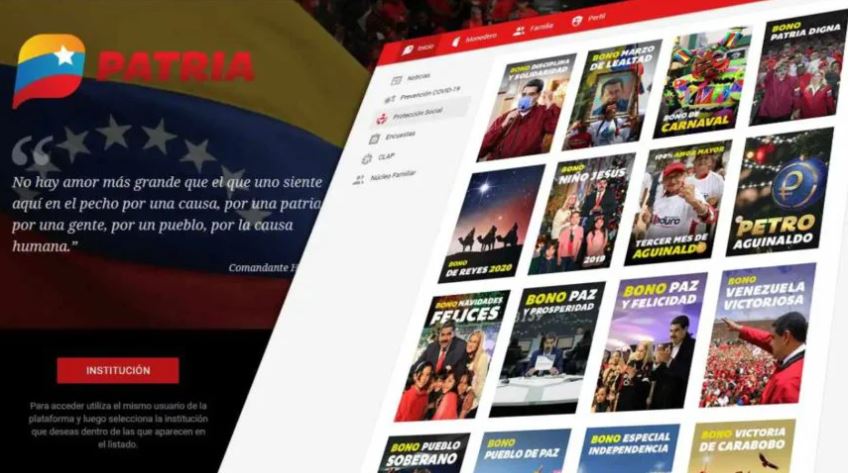 Los bonos que pagarán por el Sistema Patria del lunes 24 al sábado 29 de junio