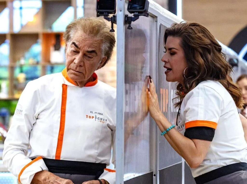 Alicia Machado y El Puma se enfrentaron en 'Top Chef VIP 3'