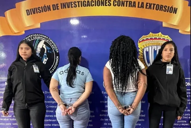 CICPC capturó a dos mujeres por extorsión en Caracas