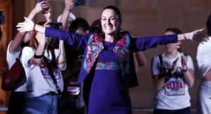 López Obrador celebró la victoria de Claudia Sheinbaum “con amplio margen” en México