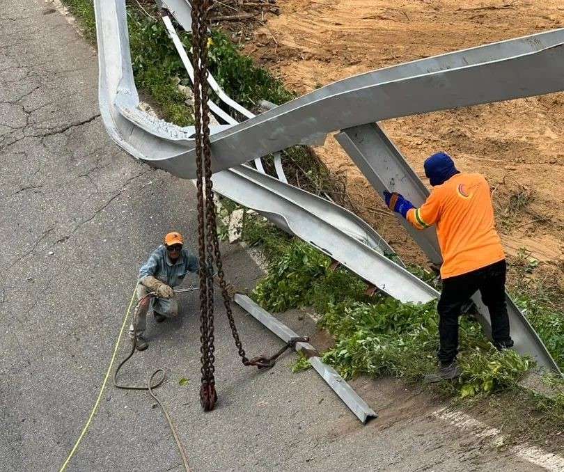 Con celeridad arrancan los trabajos en el puente La Cocuiza