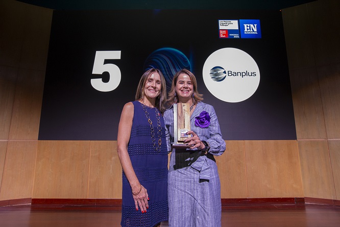 Banplus recibió reconocimiento ‘Los Mejores Lugares Para Trabajar’ de Venezuela 2024 - FOTO