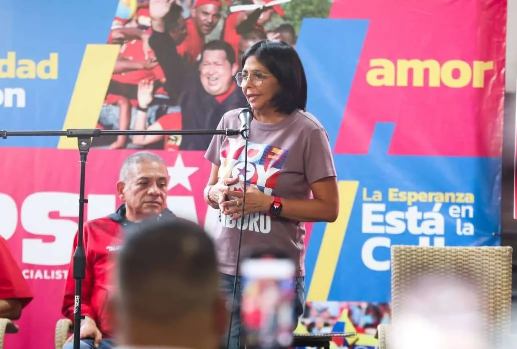 Delcy Rodríguez: 1x10 tiene que ser para el voto convencido y consciente