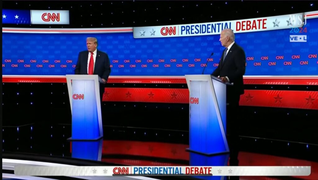 El caluroso debate entre Donald Trump y Joe Biden