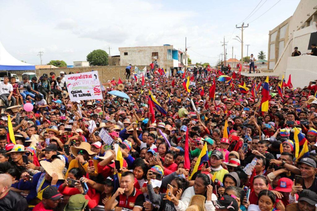 El Zulia recibió con alegría al presidente Maduro