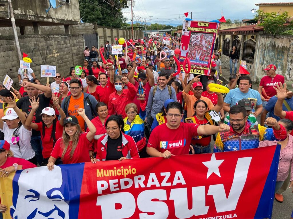 El municipio Pedraza en Barinas demostró su apoyo a Maduro