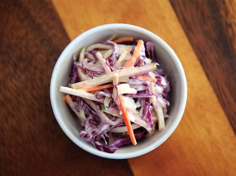 Ensalada de calabacín, zanahorias y coliflor