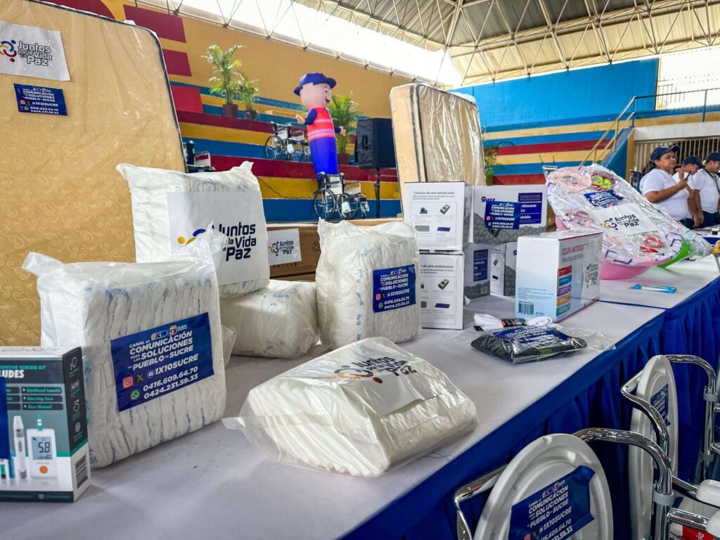 Entregaron más de mil ayudas técnicas en Sucre 