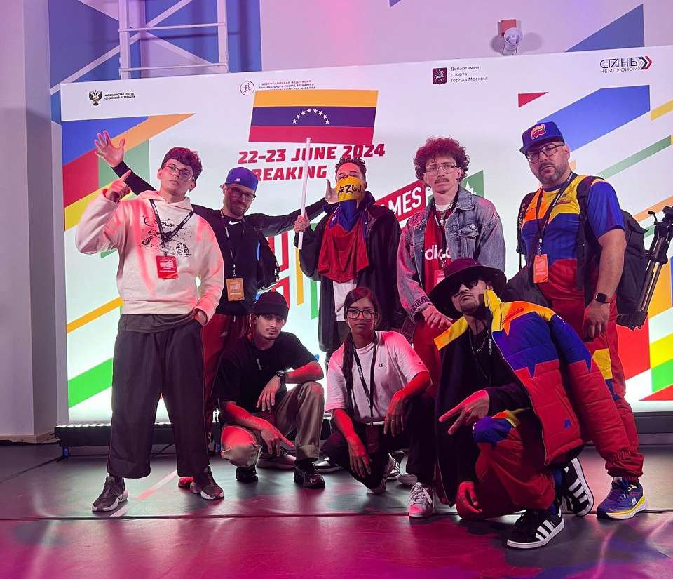 Equipo venezolano de break dance presente en Juegos Brics 2024
