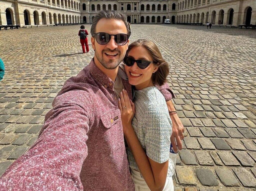 Fabiana Rodríguez y esposo disfrutan de su viaje de luna de miel