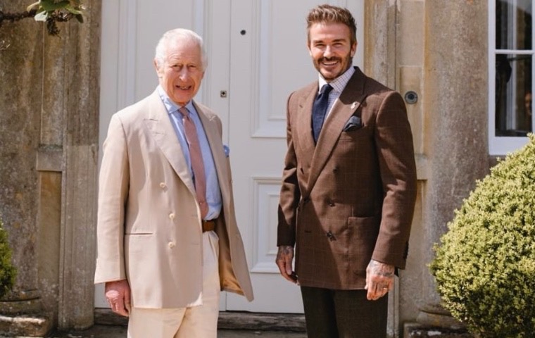 David Beckham se convierte en el nuevo embajador de la Fundación del Rey Carlos III