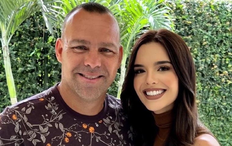 El emotivo reencuentro entre Amanda Dudamel con su padre en Colombia