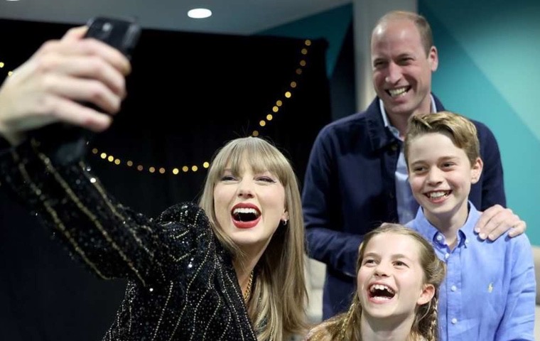 ¡La realeza es swiftie! Príncipe William asistió al concierto de Taylor Swift con sus hijos