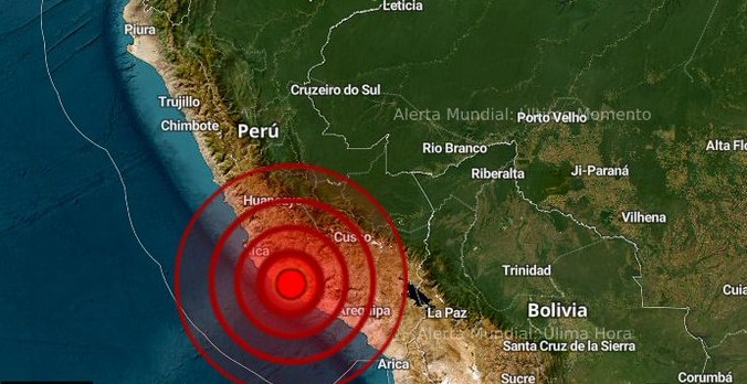 Terremoto de 7.0 se registró en Perú