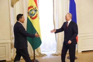 Putin y Arce conversan sobre tecnología nuclear y la industria del litio