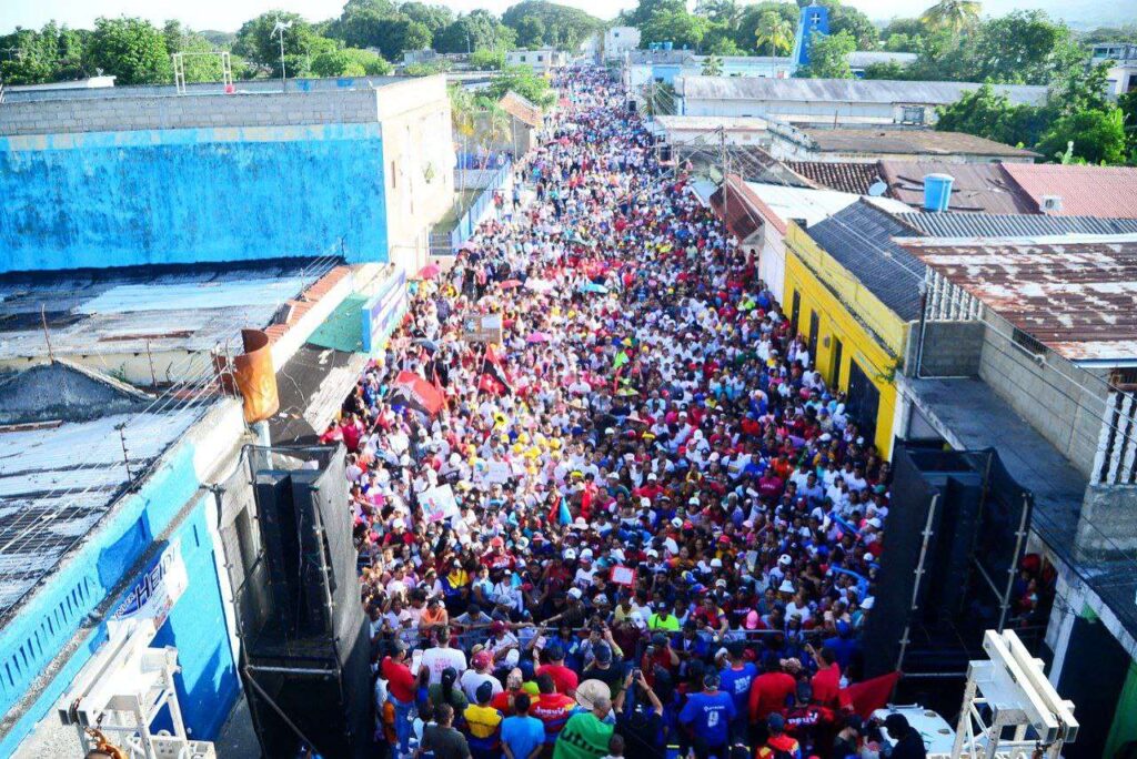 Sanfelipeños ratificaron su respaldo a Maduro con multitudinaria marcha